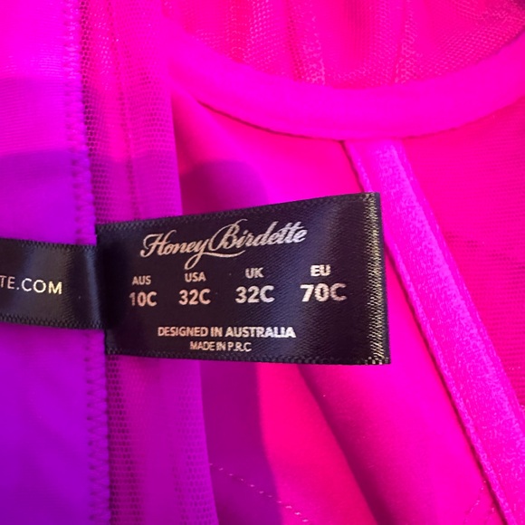 Honey Birdette Bra (32B), Corset (32C), garder (small) - Picture 4 of 7